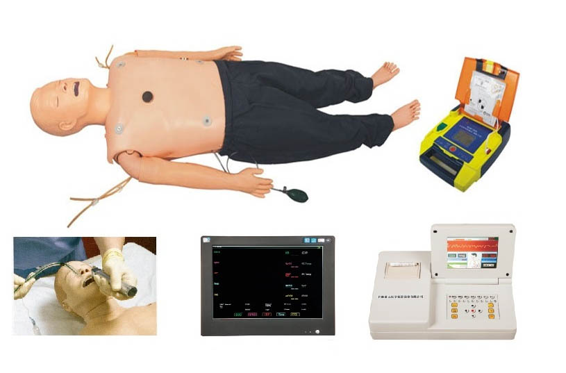 高級(jí)多功能成人綜合急救訓(xùn)練模擬人